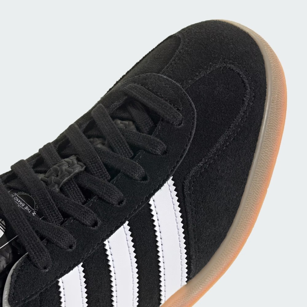 8M / 9W - [NEW] Men's adidas Gazelle Indoor Shoes 'Black' JI2060 - Picture 7 of 8
